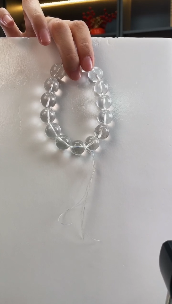 未镶嵌手链水晶白水手串