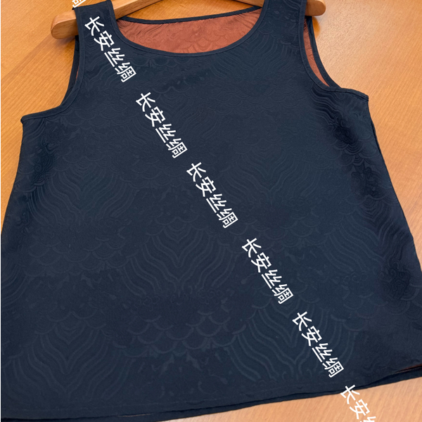 【长安】新中式复古百搭提花双面穿背心女FY5021601