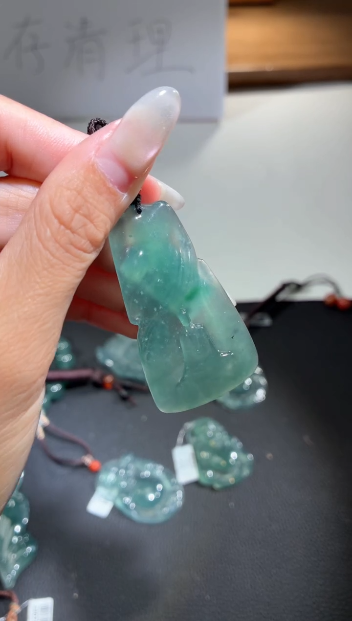 吊坠(不含链)未镶嵌翡翠天然翡翠A货