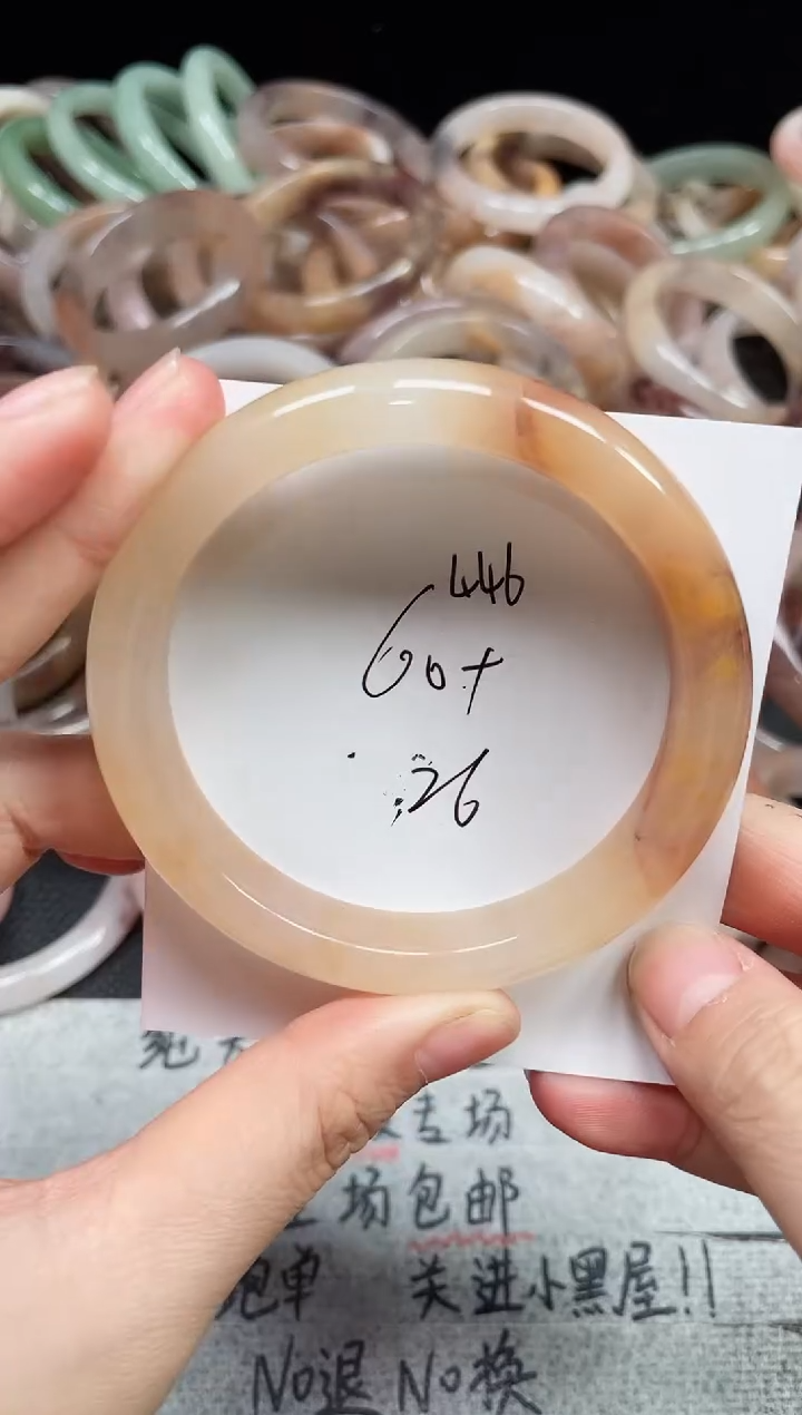 未镶嵌手镯石英质玉446