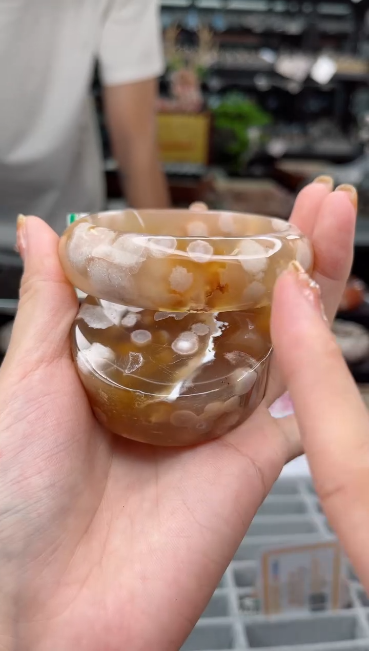 【闪购商品】石英质玉手镯未镶嵌60圈口（赠品镯心）3600257