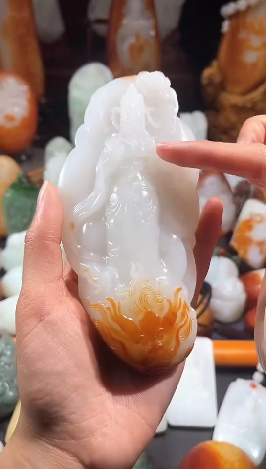 未镶嵌和田玉把件摆件