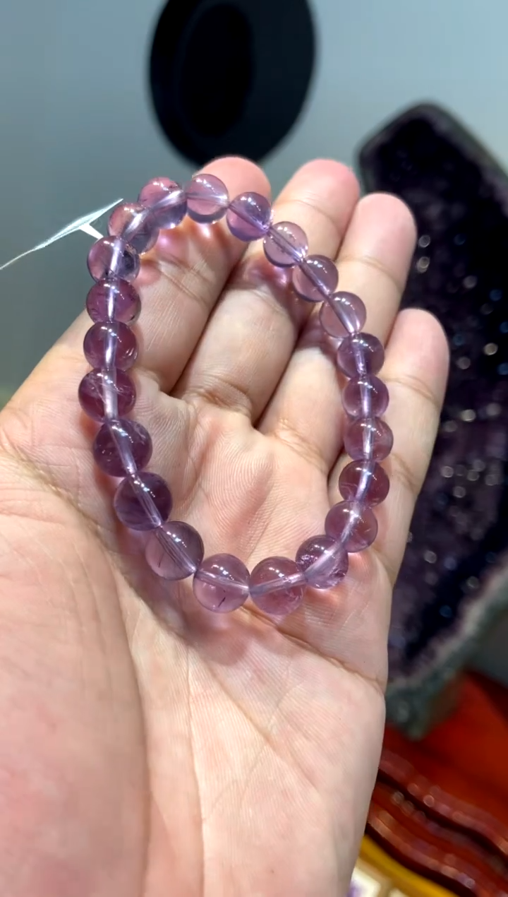 【闪购商品】水晶004-未镶嵌紫水9mm+