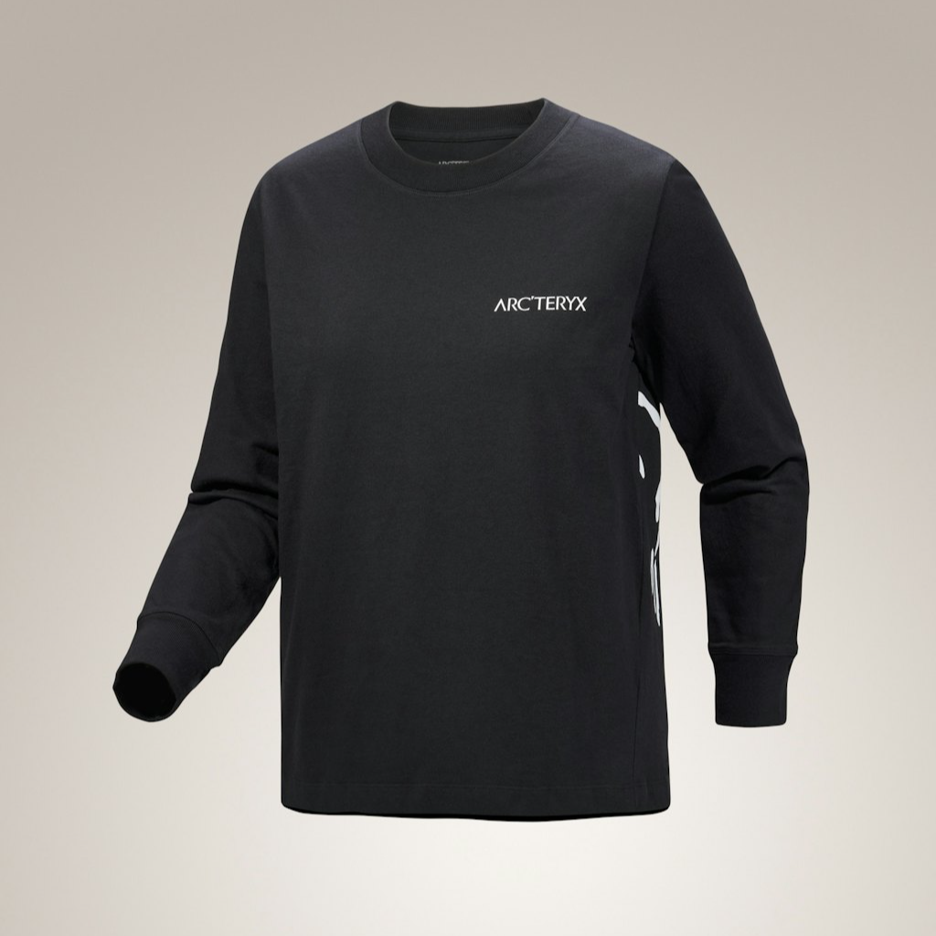 Arcteryx/始祖鸟KRAGG COTTON精梳棉大鸟标长袖T恤 X8469【小叶子】