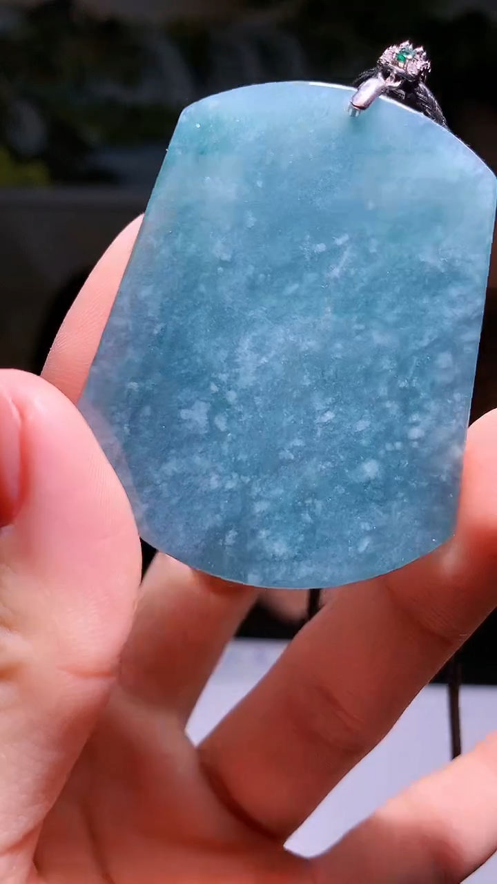 【闪购商品】定制翡翠未镶嵌1007hm-毛货挂件9