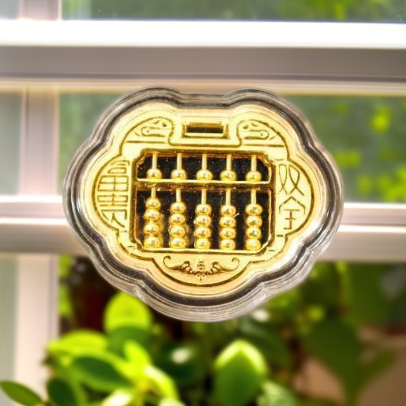CBAI/菜百AL足金饰品  富贵双全宝宝金10克