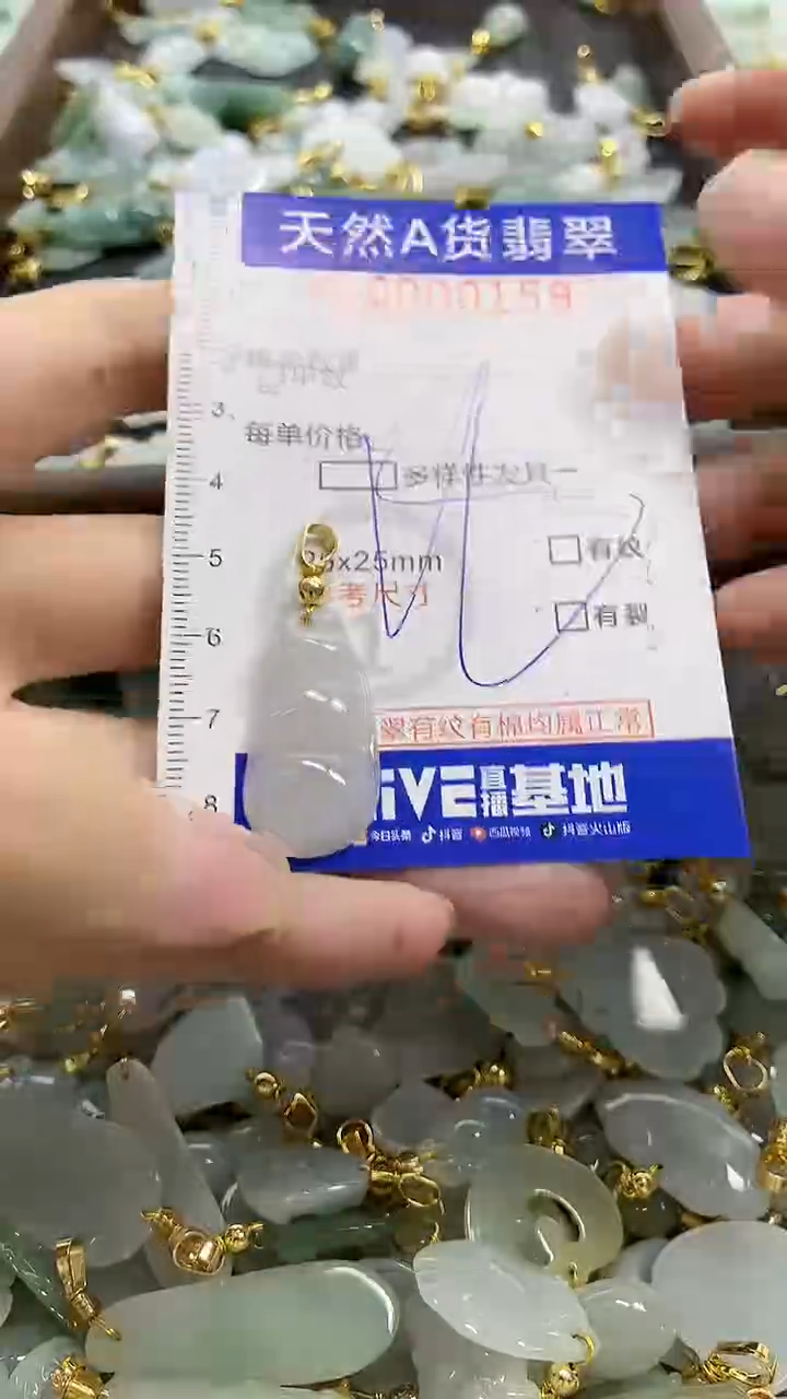 颈饰未镶嵌翡翠天然A货翡翠