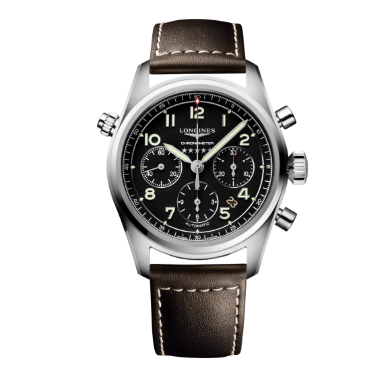99新 Longines/浪琴 梵象/浪琴42先行者/L3.820.4.53.0/皮带款