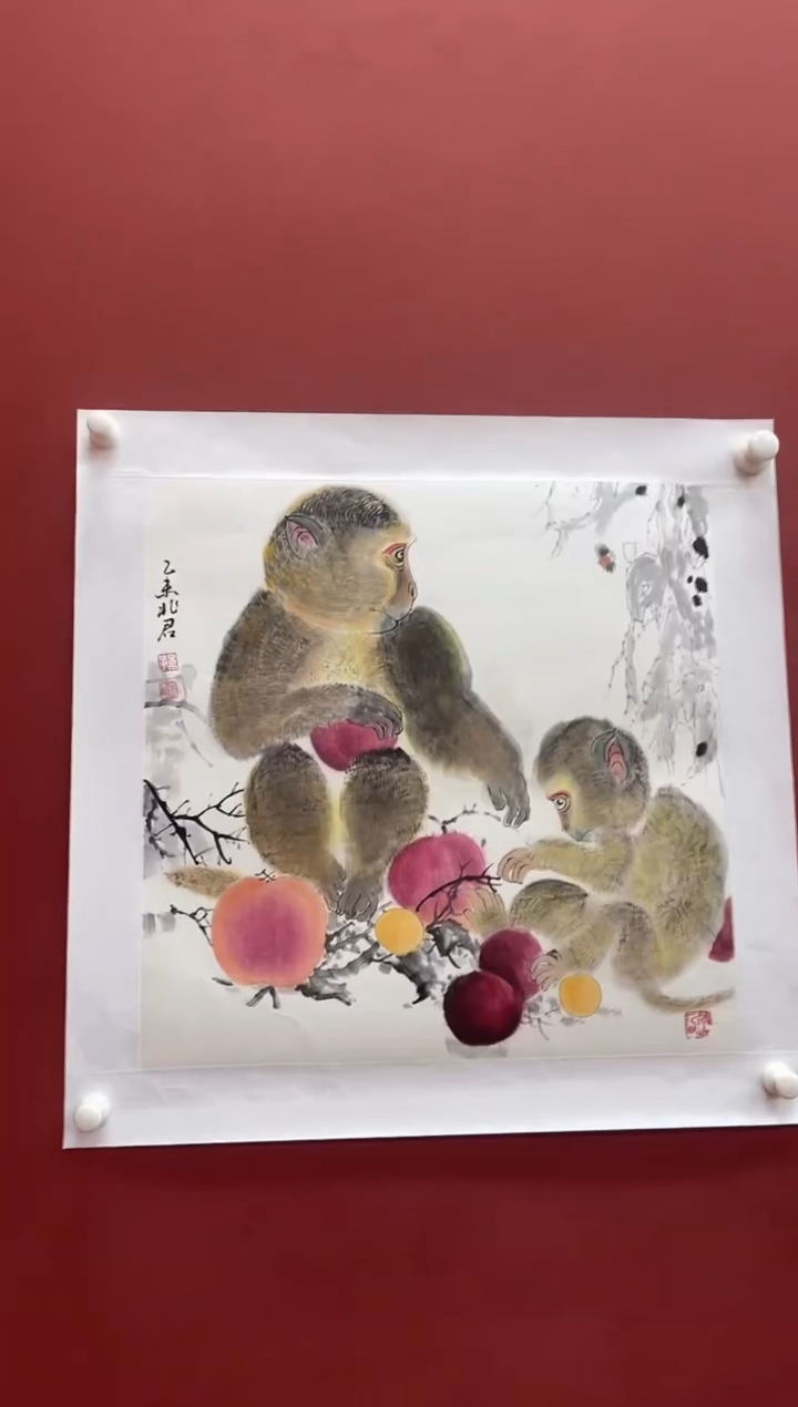 绘画国艺盛藏11.25孙老师手绘作品2平尺