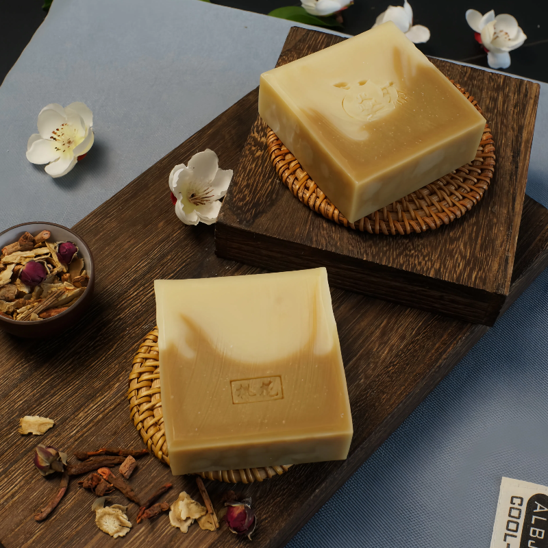 【桃花皂】洗脸洁面沐浴洗澡草本植物萃取冷制手工皂丝滑细腻洁肤皂