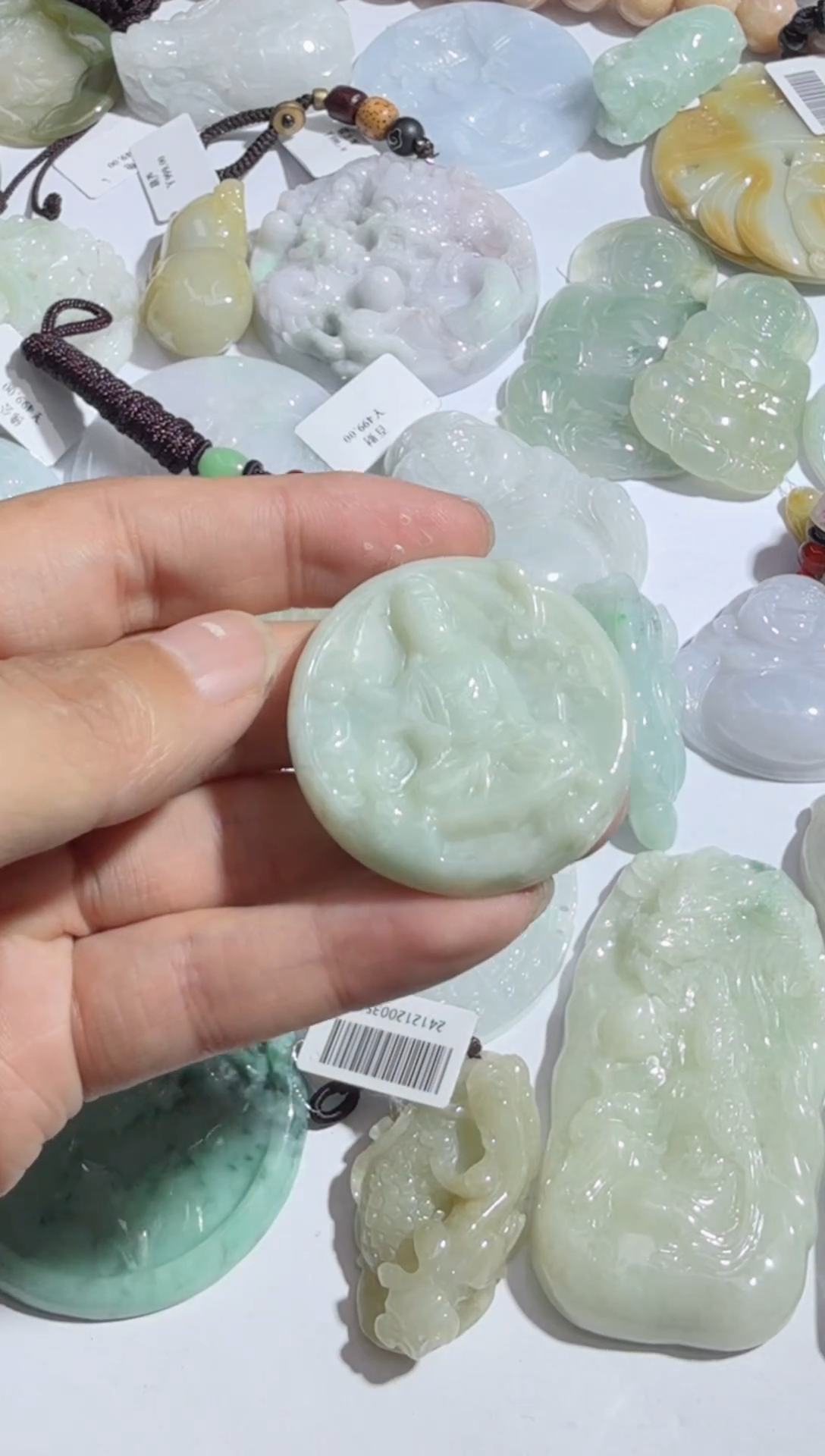 【闪购商品】翡翠吊坠(不含链)未镶嵌00017124