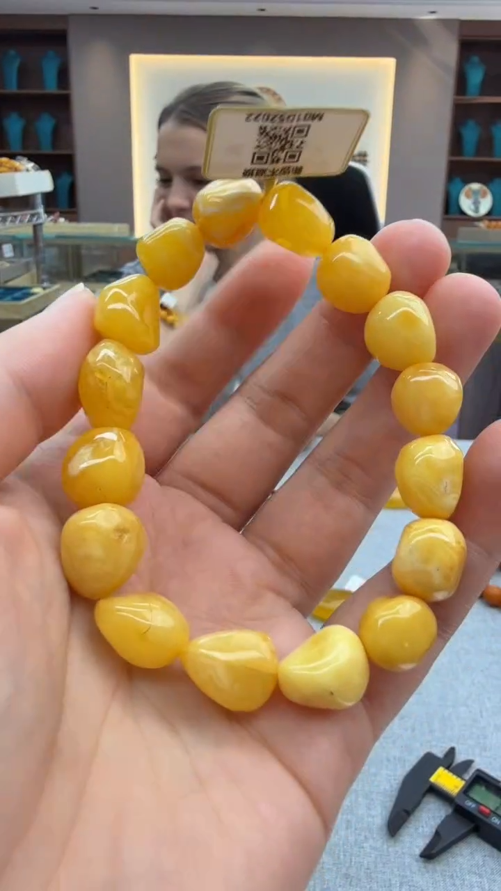 手链琥珀未镶嵌349秒拍号 假一罚三