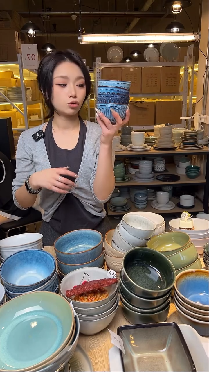 瓷172外贸尾货窑变釉下彩默外微瑕