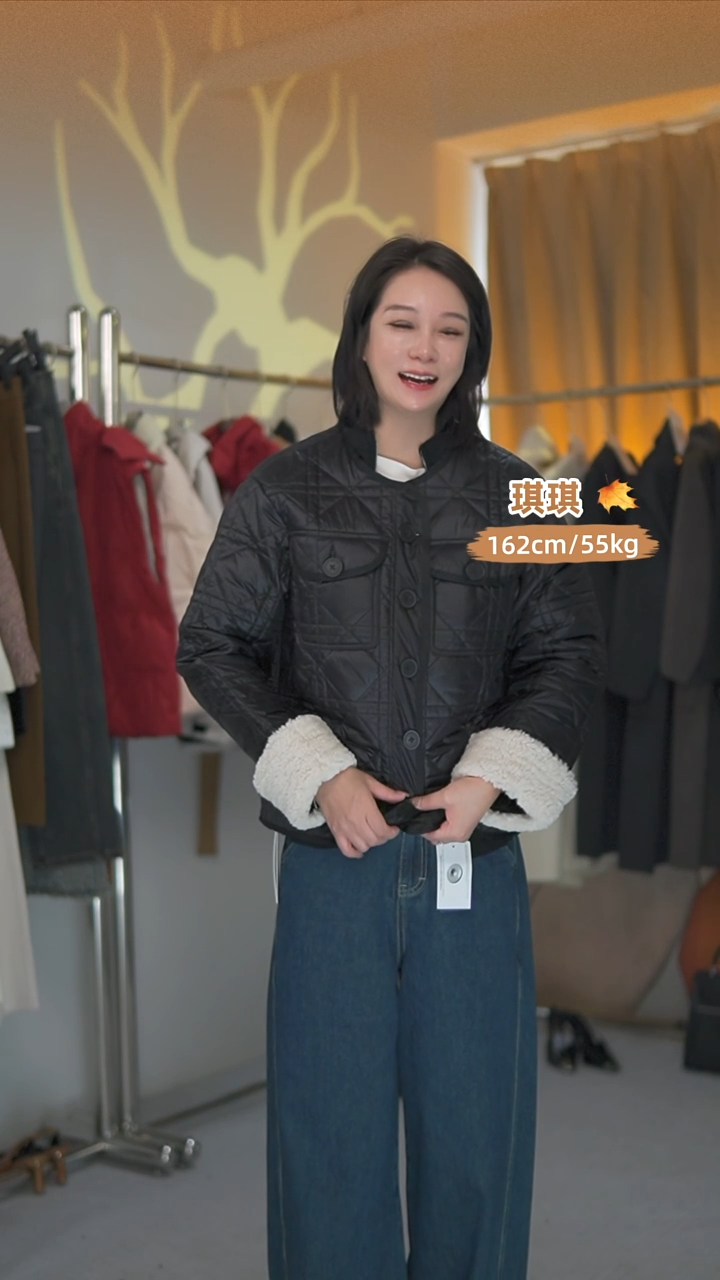 B家 棉服黑色 福利款