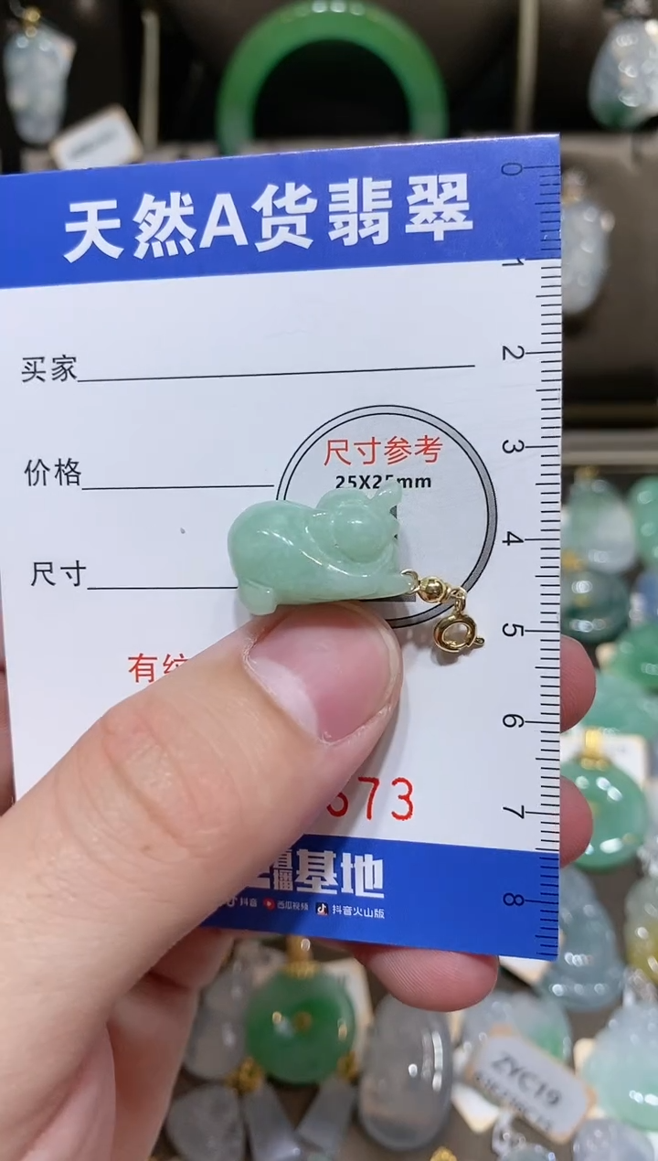 【闪购商品】翡翠未镶嵌颈饰天然A货翡翠一件