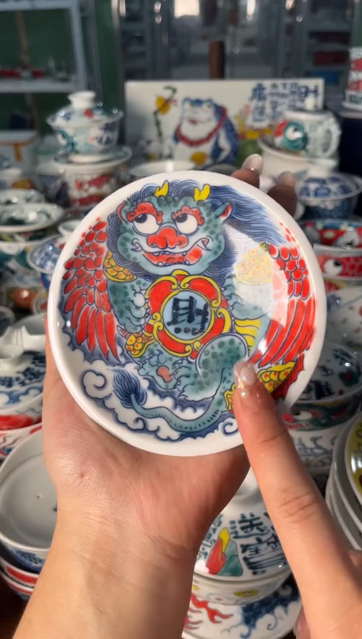 昨明高足点心碟（微瑕价格）