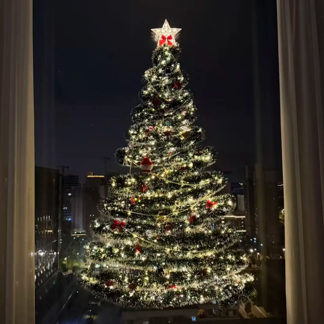 圣诞树手工diy材料包玻璃上的墙面挂饰圣诞节装饰品客厅场景布置