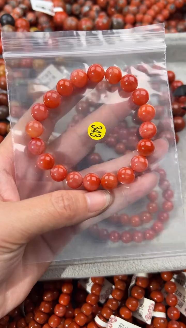 未镶嵌手串南红玛瑙9+