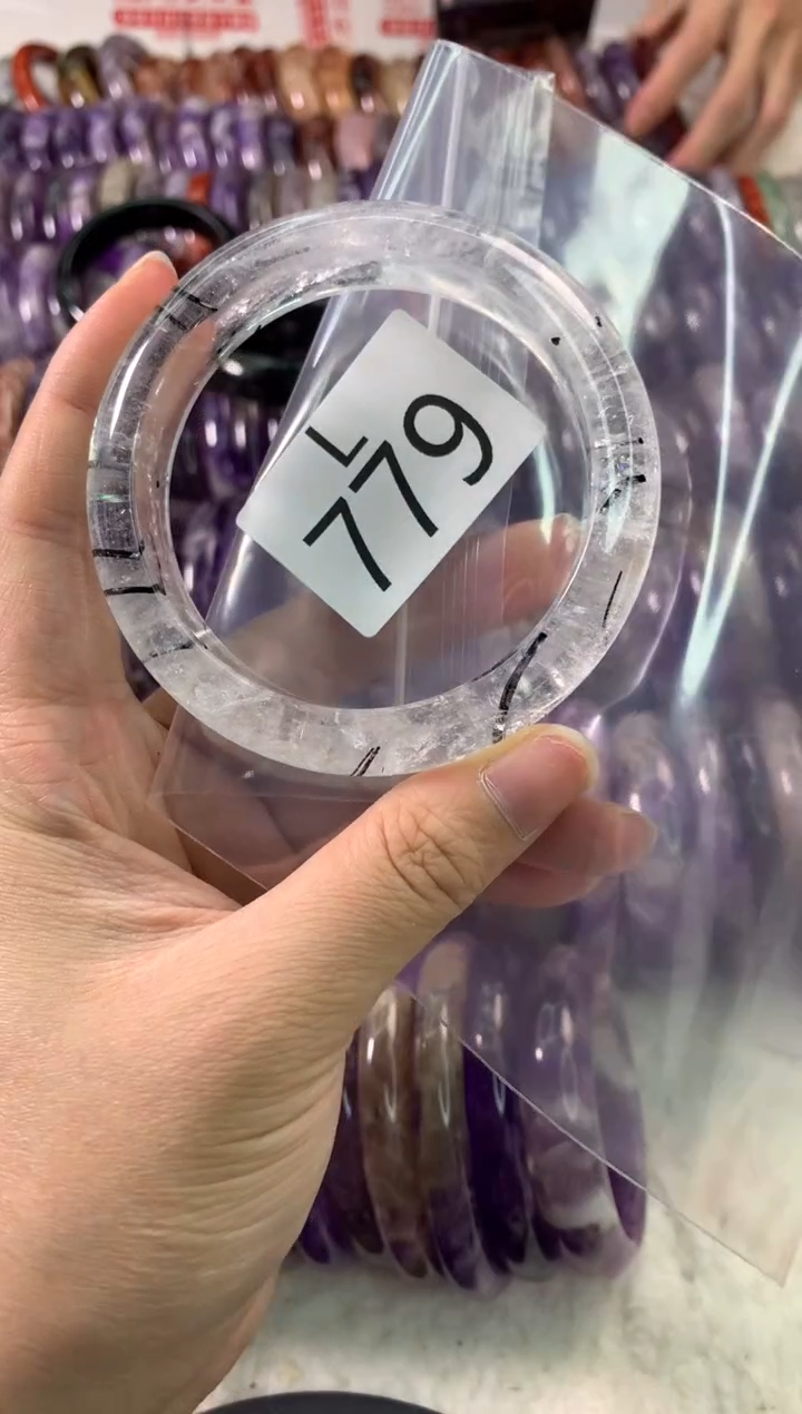 【闪购商品】水晶水晶手镯L未镶嵌779-60