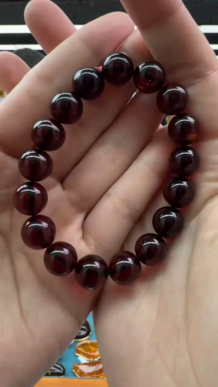 【闪购商品】琥珀手串未镶嵌40秒拍号