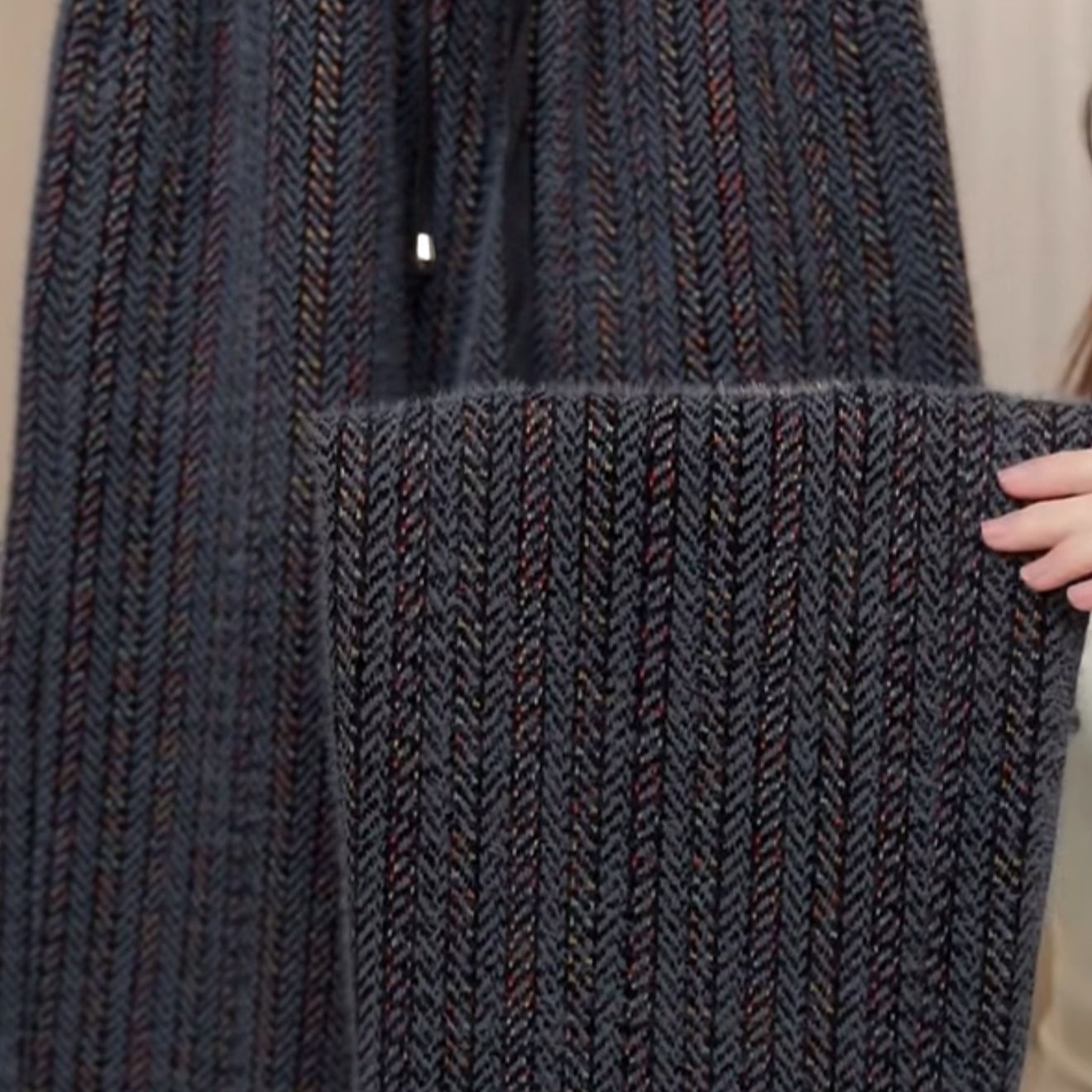 2025新款时尚休闲冬季保暖加厚百搭休闲裤  K607小小