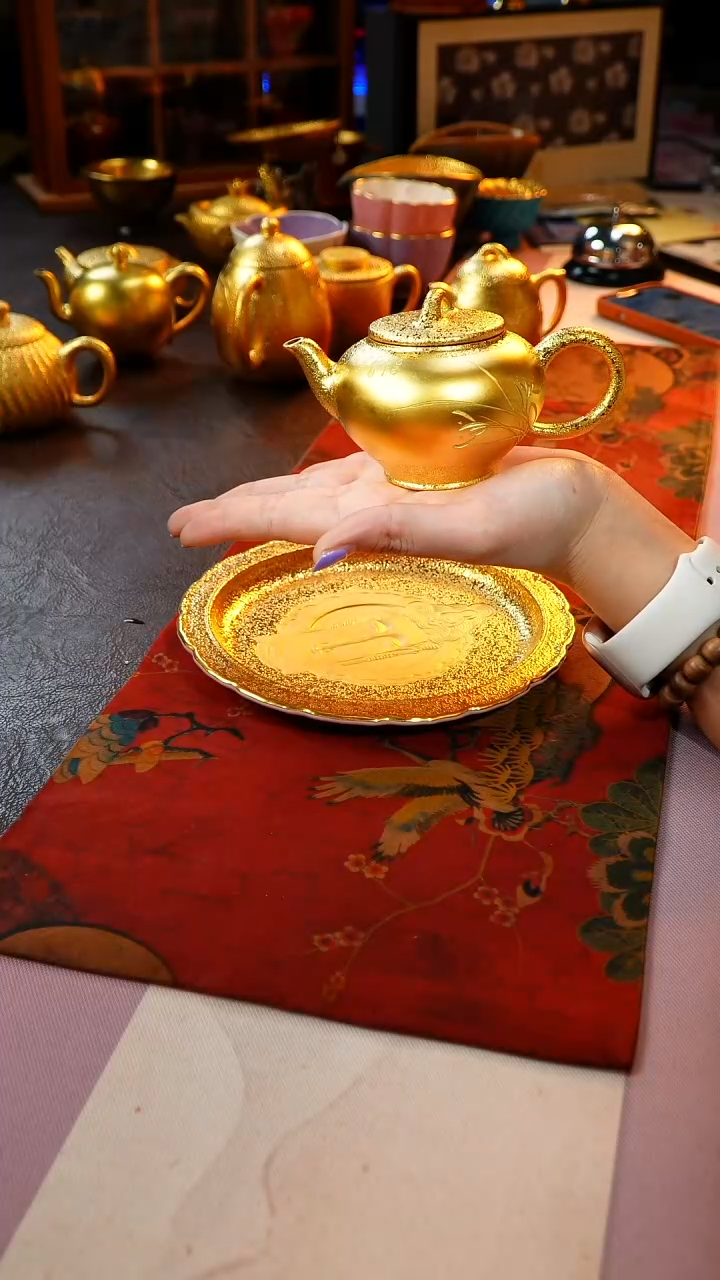 茶杯紫砂【宜景窑系列】金壶