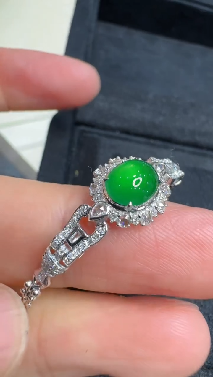 【闪购商品】翡翠手链18K金镶嵌多样性团购发一件