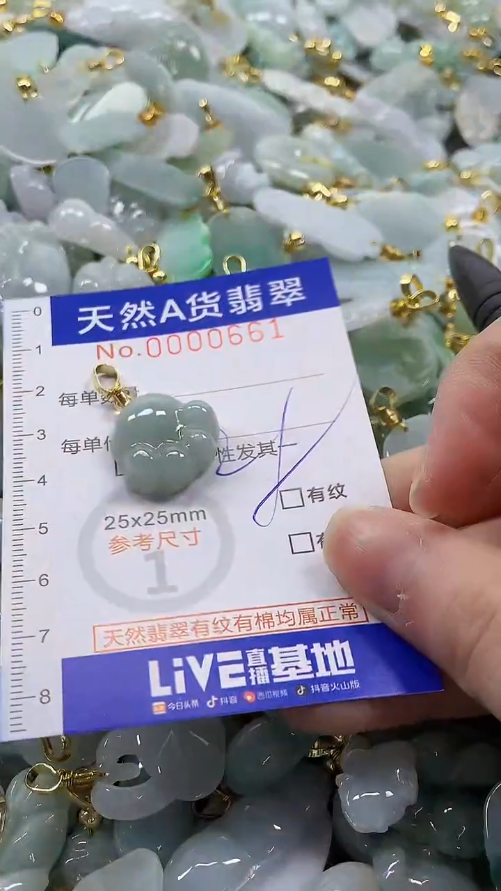 颈饰未镶嵌翡翠纯天然a货翡翠