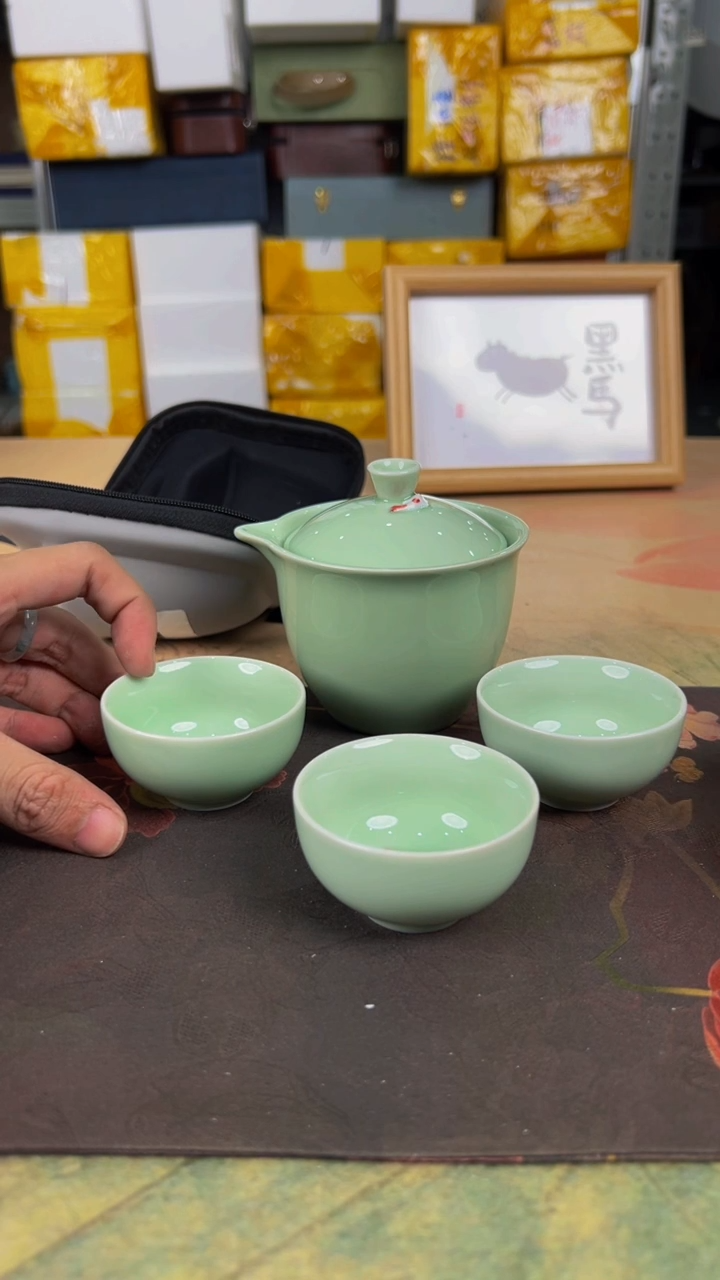 【闪购商品】陶瓷陶瓷旅行茶器套装