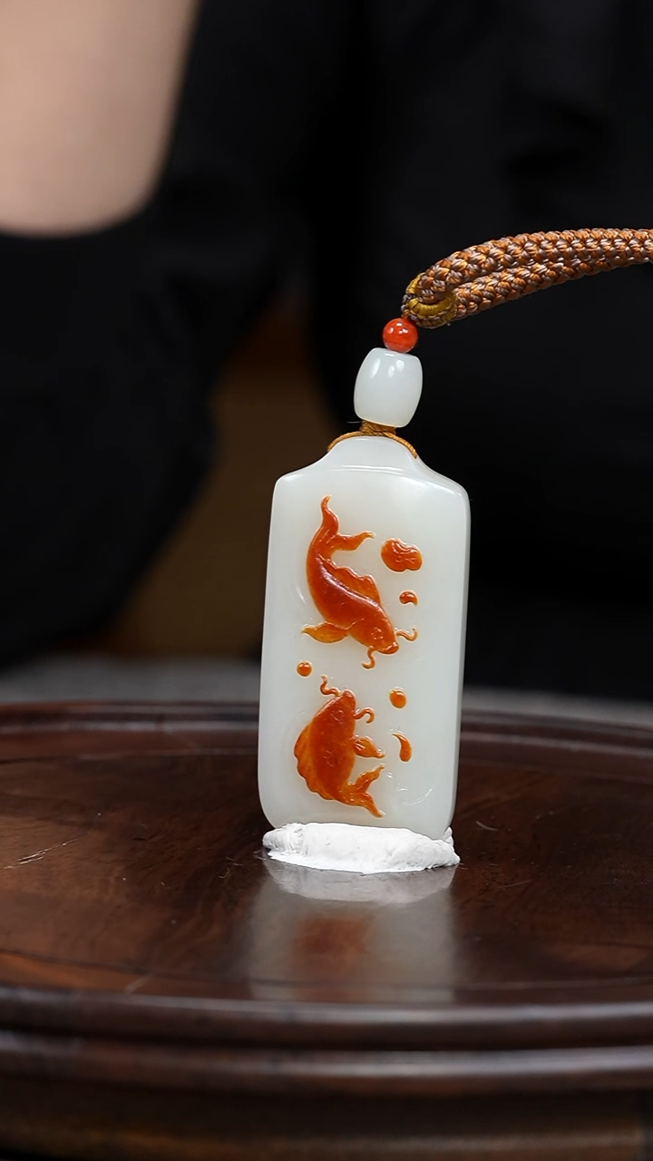 未镶嵌和田玉挂件l*军 