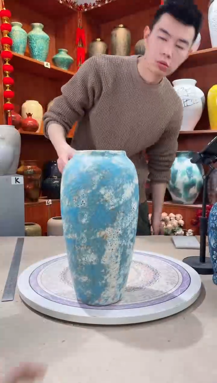 【闪购商品】瓶陶瓷花瓶 无花 微瑕a670 