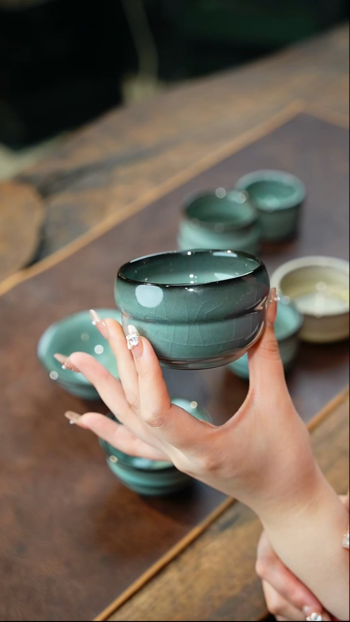 【闪购商品】瓷片王玮 铁胎 福禄杯