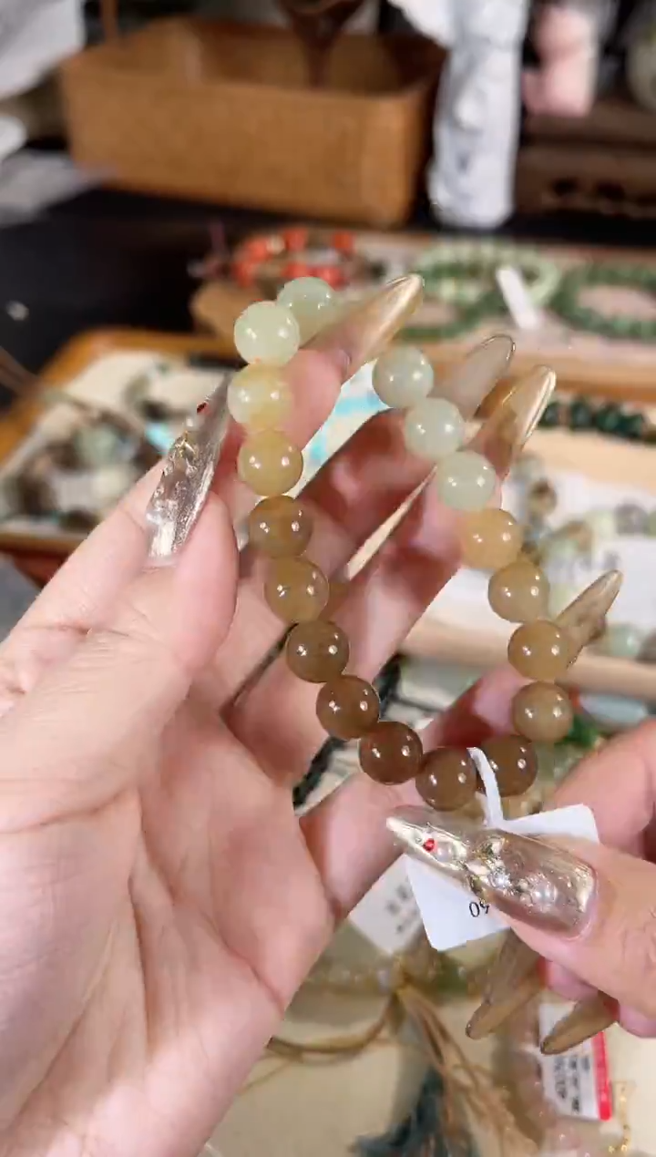 未镶嵌手链和田玉多样性发其一孤品默认微瑕