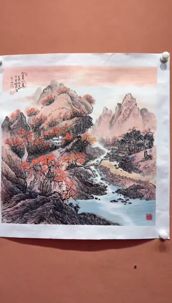国画师立照老师国画作品