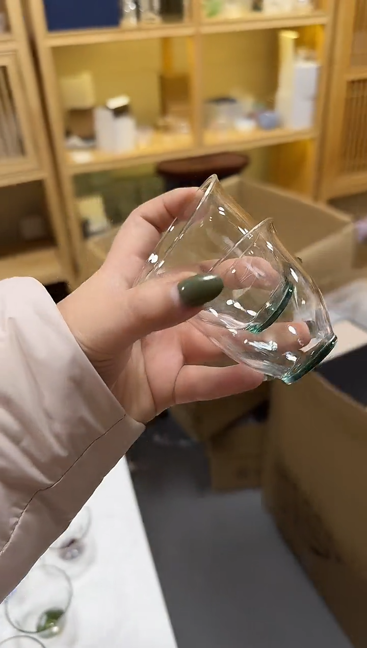 墨绿韵杯2只       