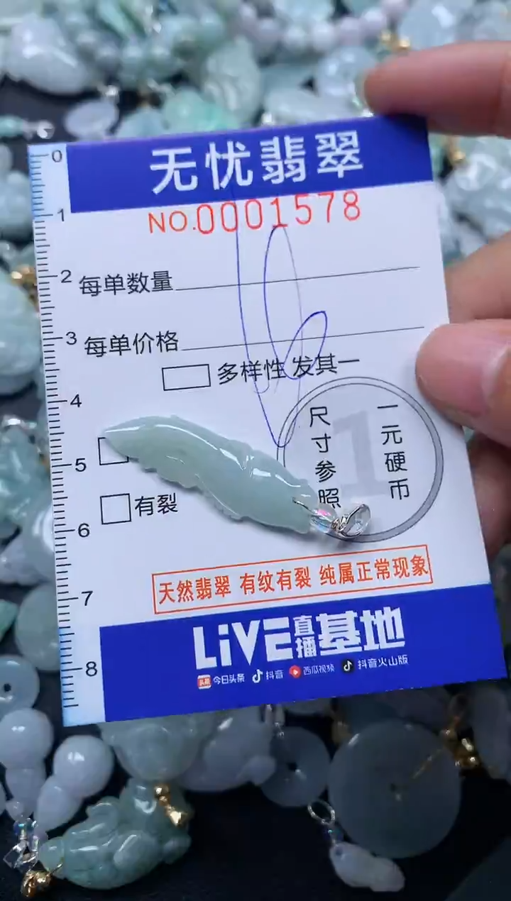 颈饰未镶嵌翡翠1578