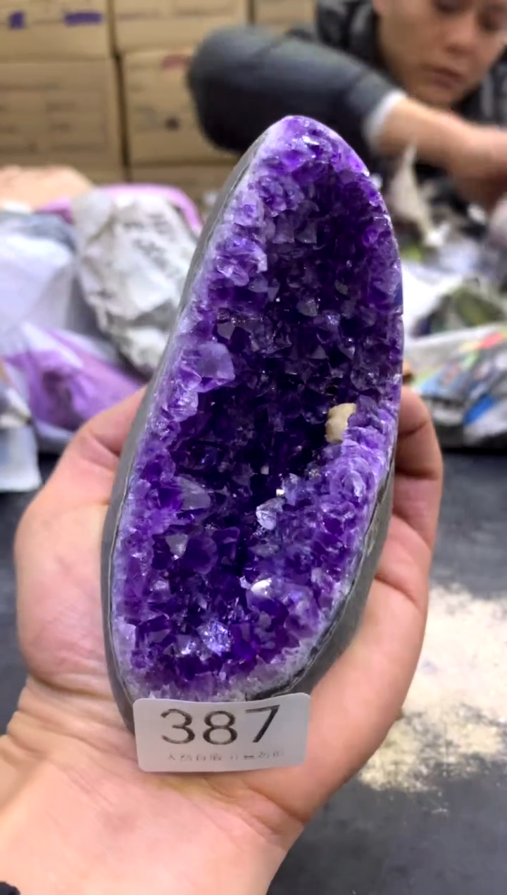 【闪购商品】水晶摆件未镶嵌天然紫水晶摆件387