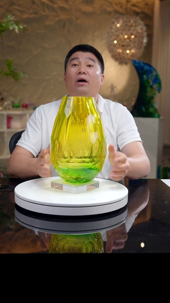 设计款水晶琉璃花器50号