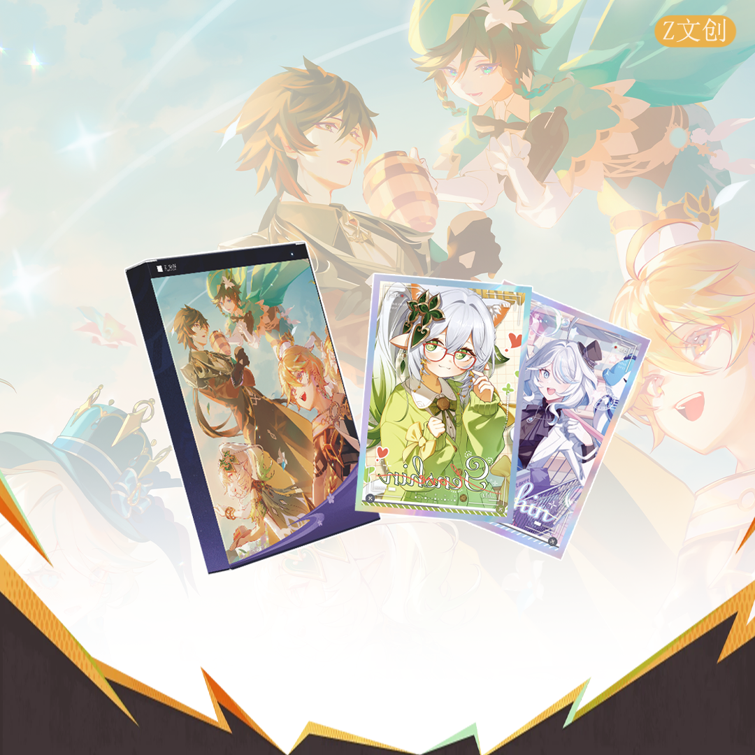 【妙妙每日限购】Z文创磬弦奏华夜原神同人国创第一弹收藏大卡
