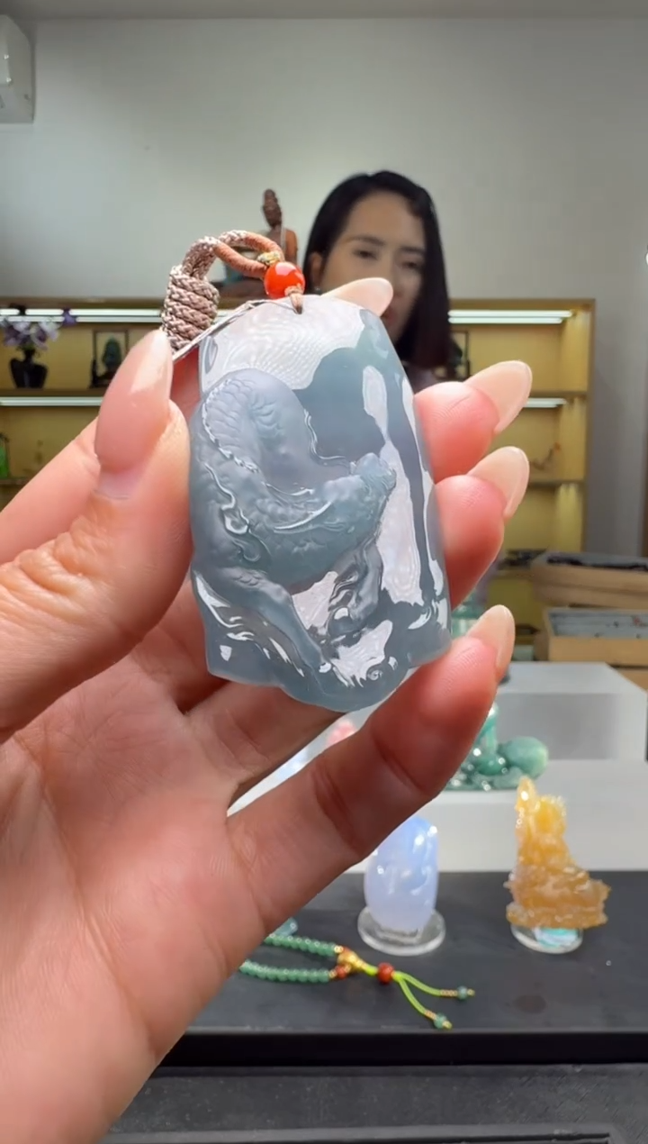 吊坠(不含链)未镶嵌翡翠麒麟