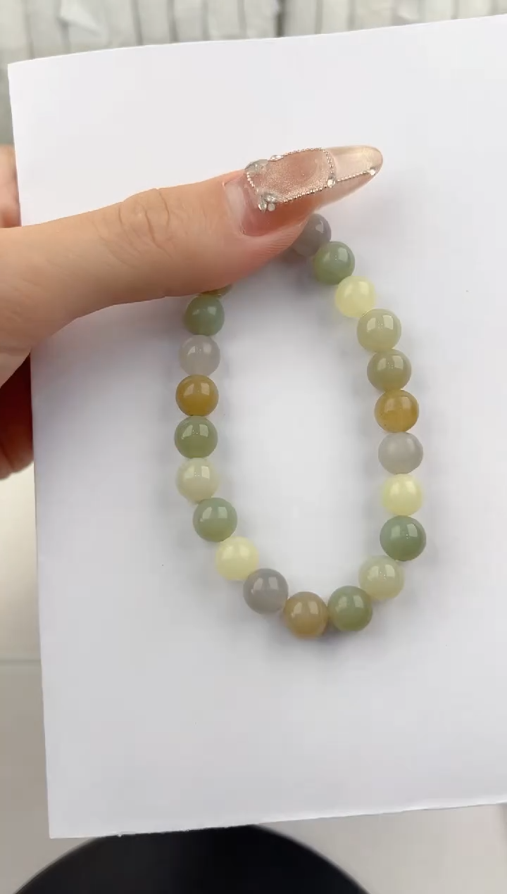 【闪购商品】和田玉手链未镶嵌1颜色微差无瑕疵