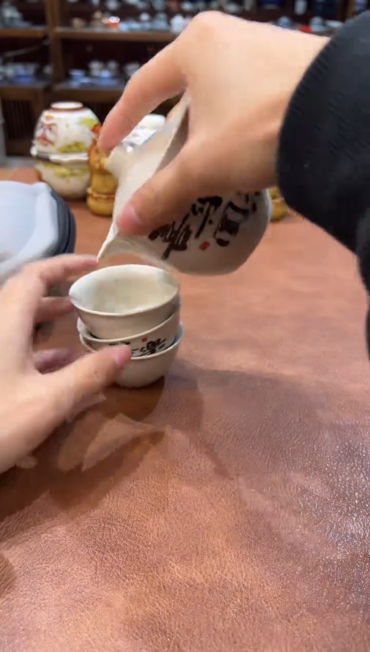 真的很便宜会开片的旅行茶具