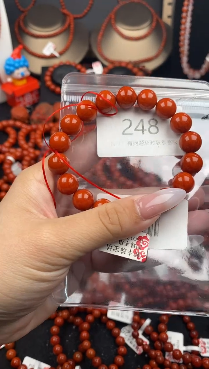 【闪购商品】南红玛瑙未镶嵌手串248-11mm