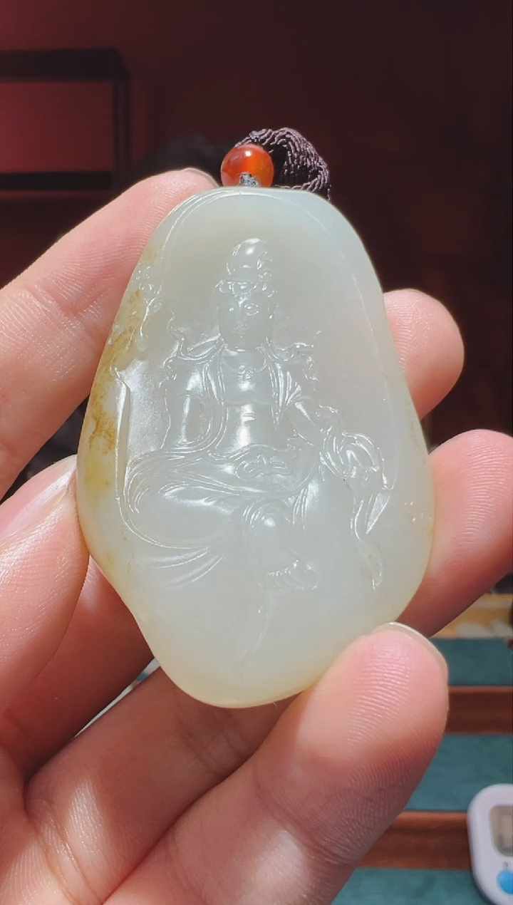 【闪购商品】和田玉吊坠(不含链)未镶嵌1