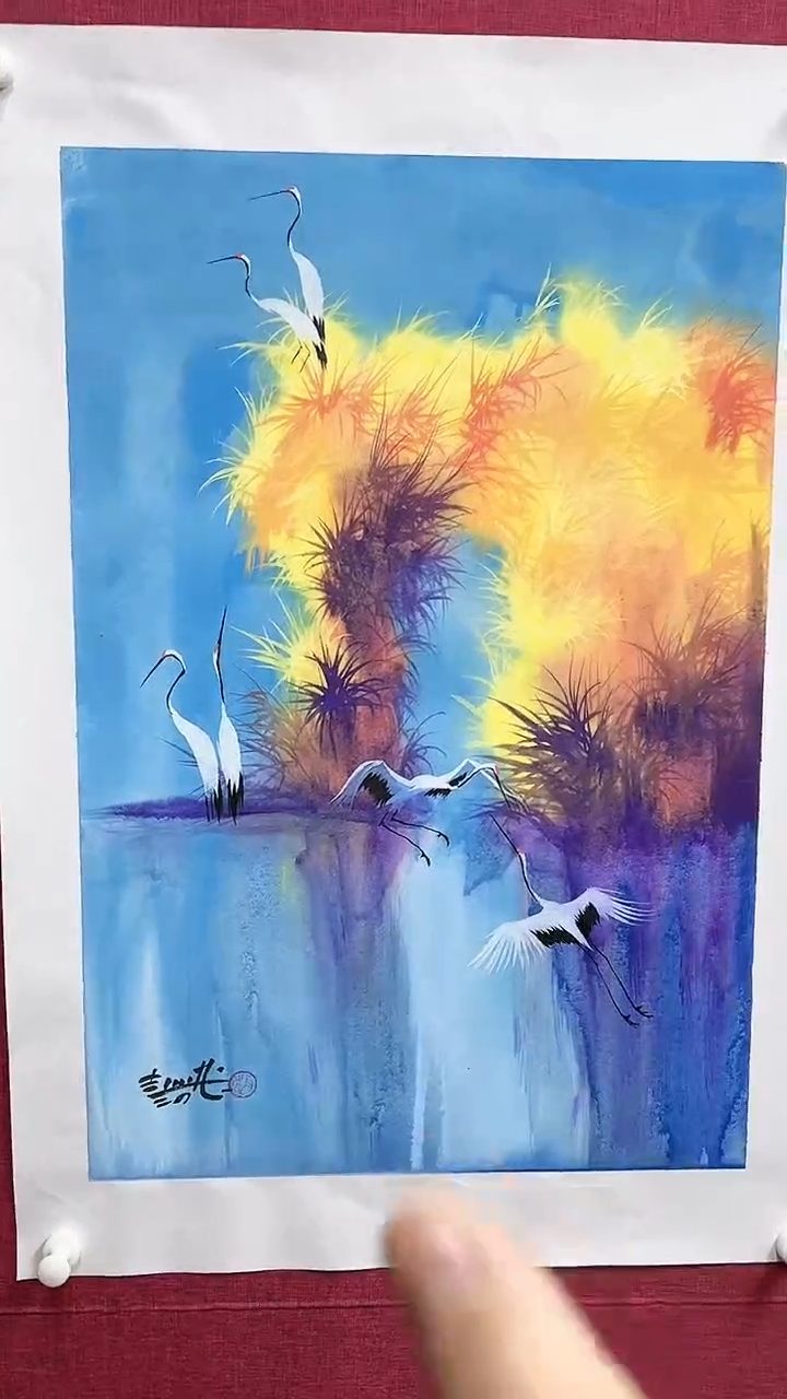 【闪购商品】绘画赵燮绘画2.7平尺仙鹤