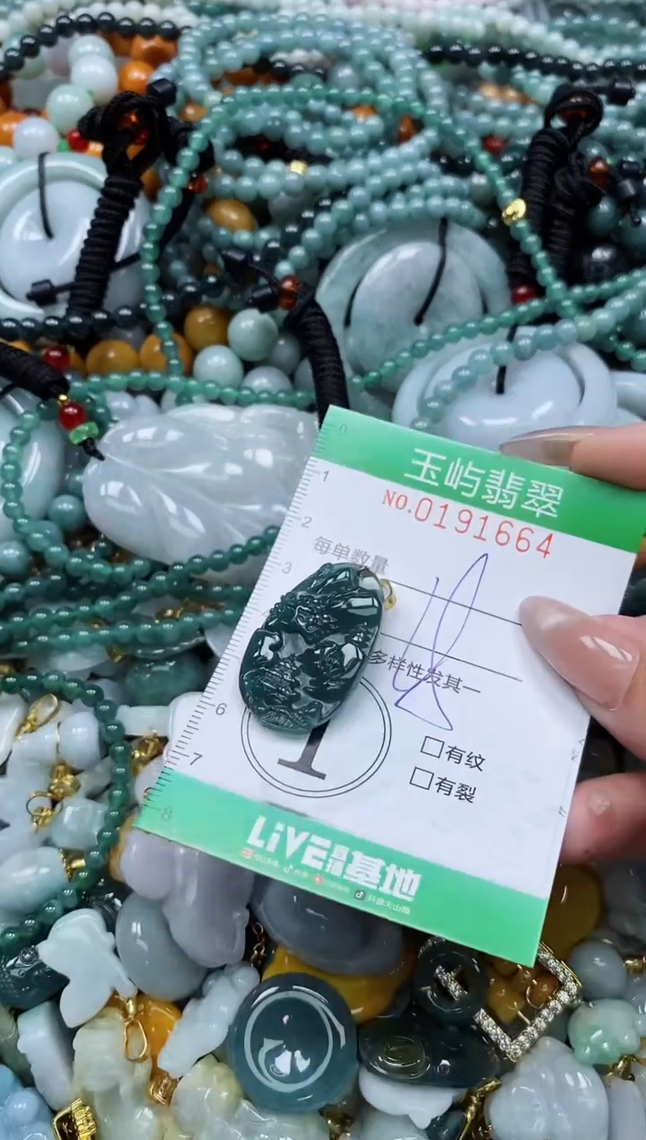 翡翠未镶嵌颈饰闪购0191664