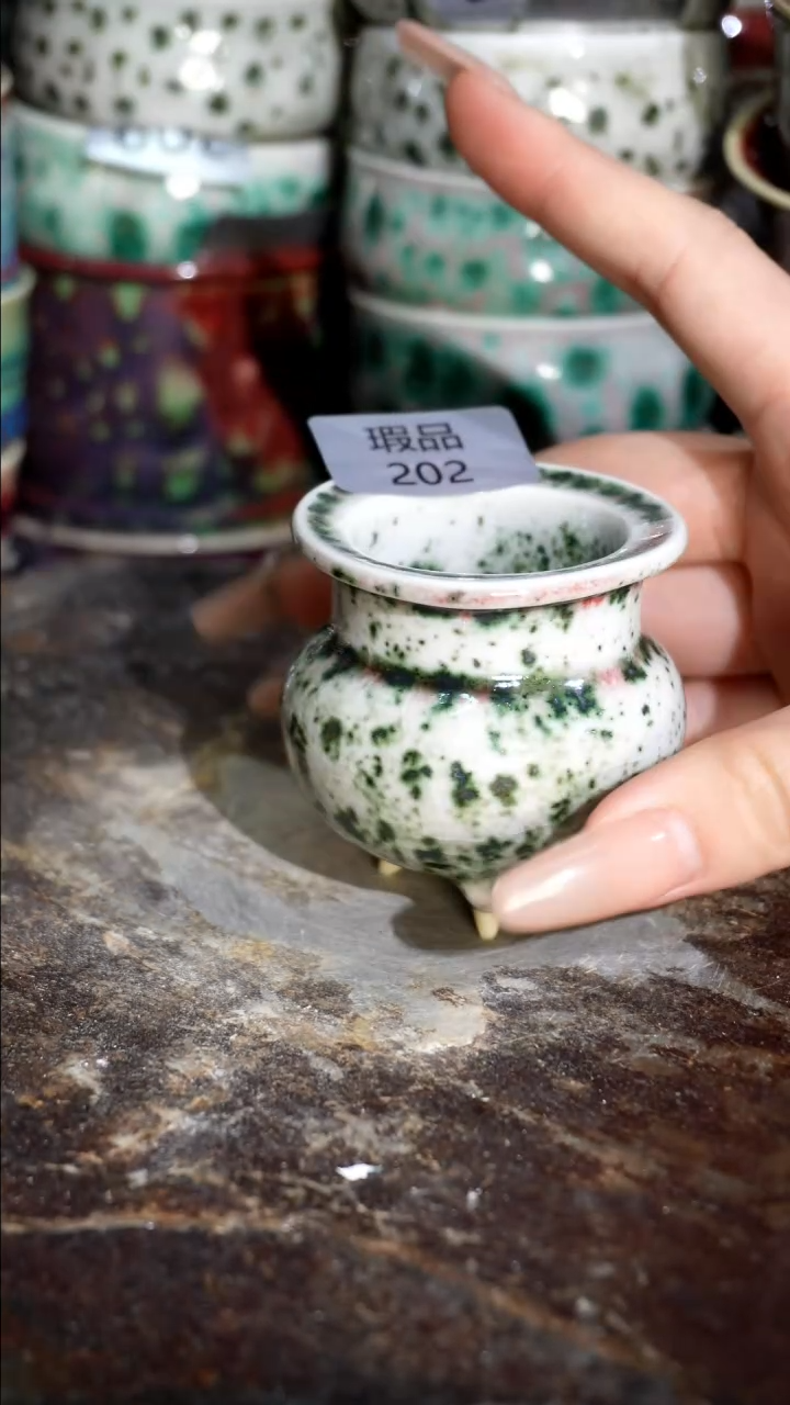 摆件精品窑变钧瓷茶器