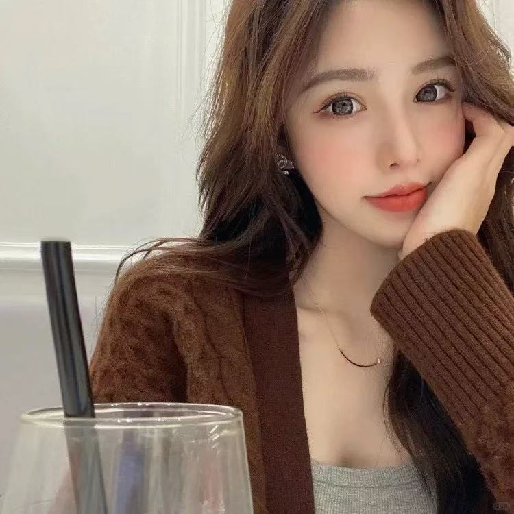 铜合金项链 时尚百搭开口微笑项链小众轻奢高级感AAA