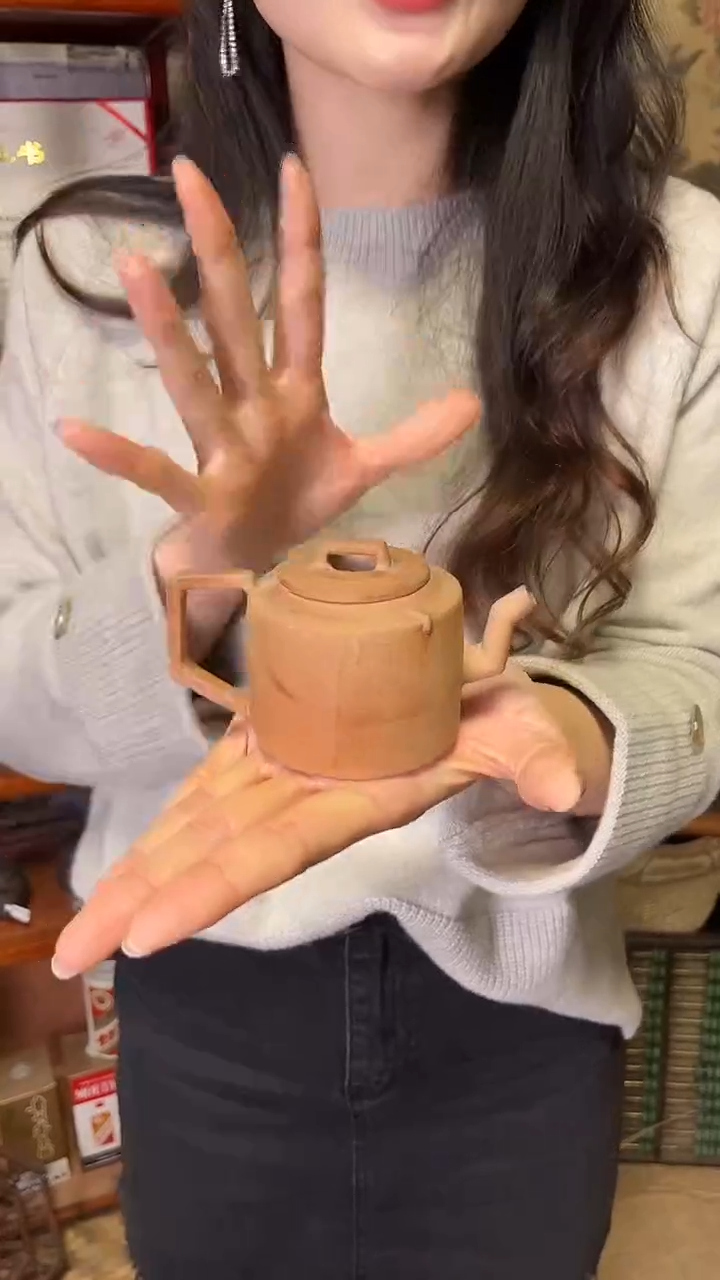 【闪购商品】C06德正磨砂感老岩泥茶壶