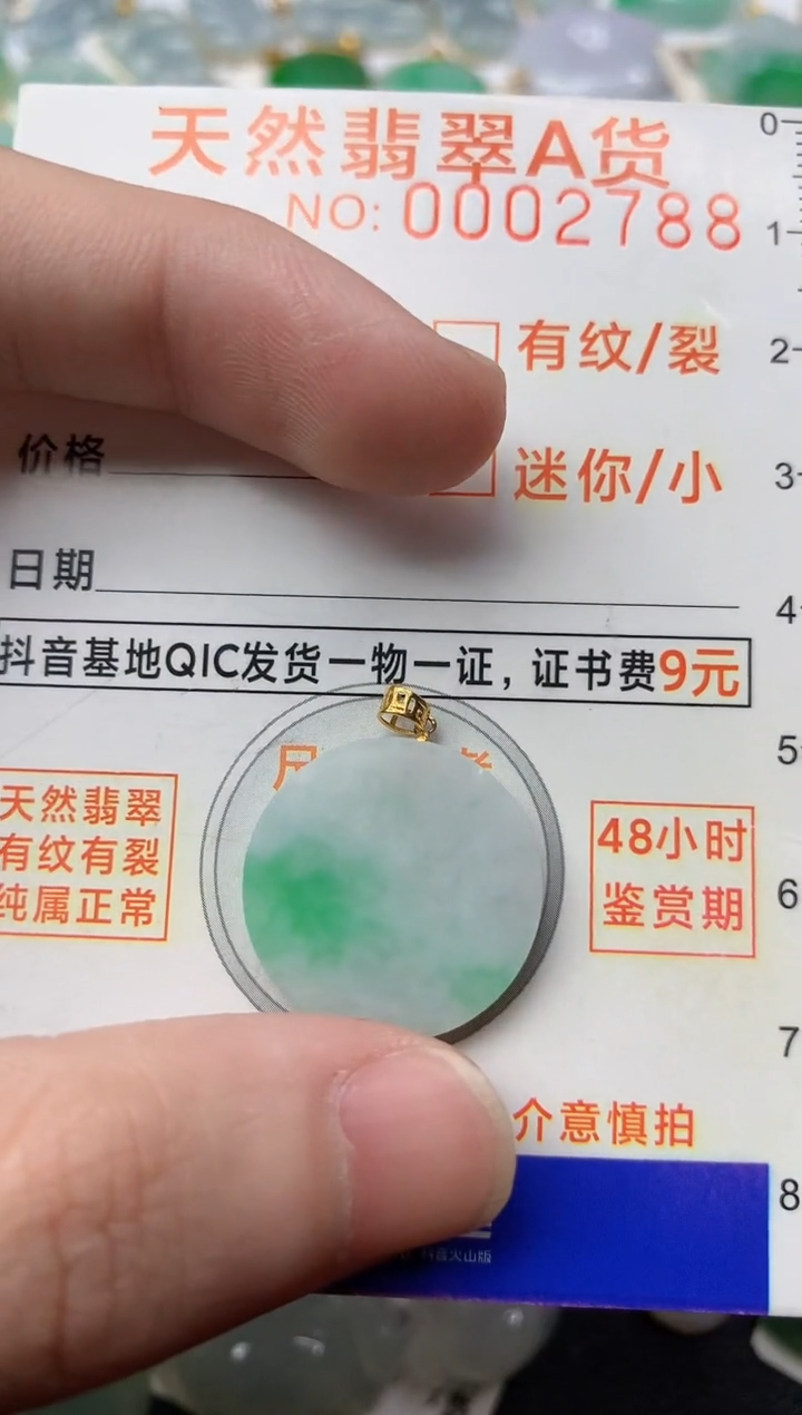 【闪购商品】翡翠颈饰18K金镶嵌1..........